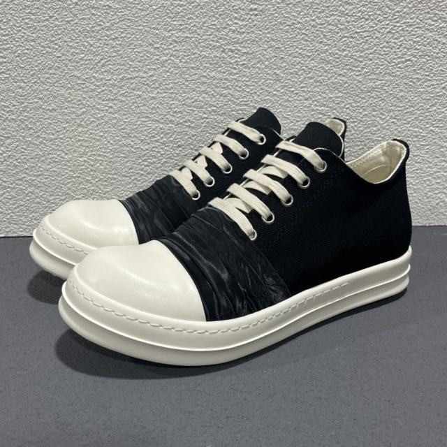 RO Pleated Canvas Low Top Men Shoes (US6-14)