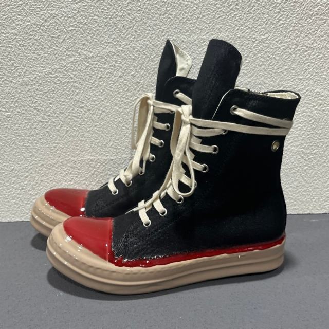 Waxed RO Low Top Platform Shoes Drip Glue Sole (US6-14)