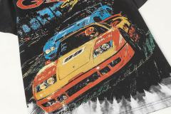 Skeleton Racing Print Washed Version Tee 2 colors 28696498
