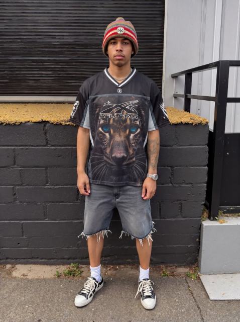Wild Cheetah Mesh Jersey Tee 29043148