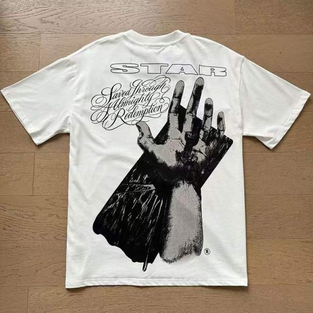 Niche Dark Style Printed Streetwear T-shirt 29032785