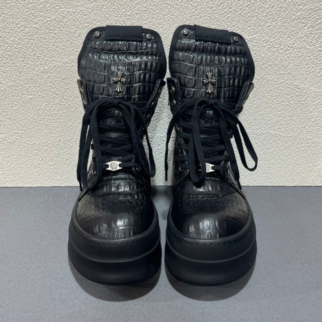 RO Snake Print Leather RO Inverted Triangle High Tops (US6-14)