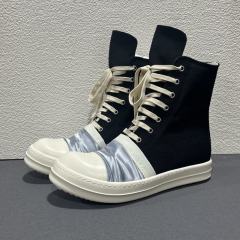RO Pleated Canvas High Top Sneakers (US6-14)
