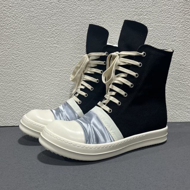 RO Pleated Canvas High Top Sneakers (US6-14)