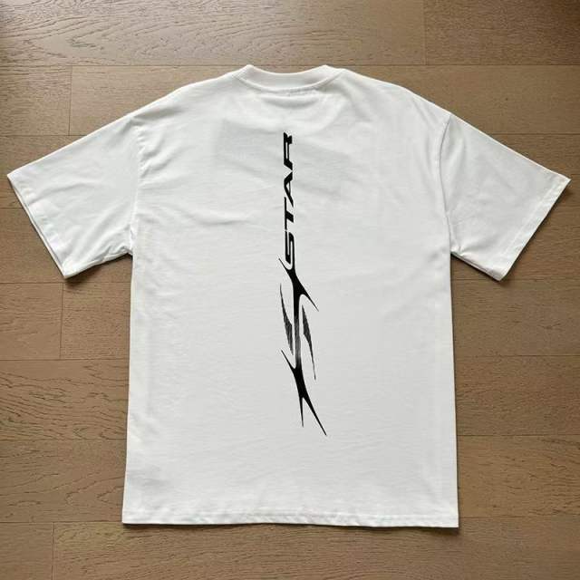 Trendy Brand Printed Men Women Couple Loose T-Shirt Tee 2 colors 29032774