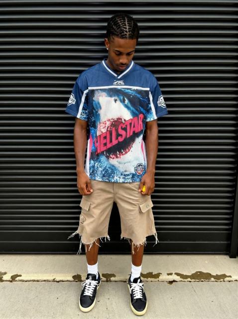 Bloodthirsty Shark Mesh Jersey Tee 29043147