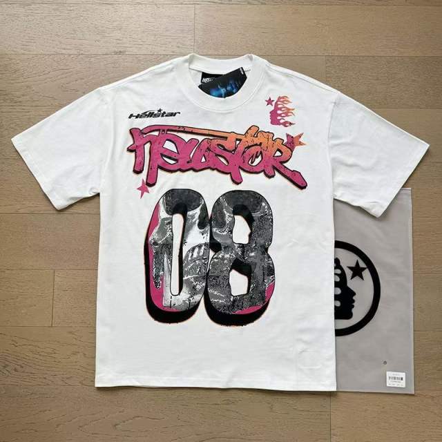 Retro Hellstar  08  Graffiti Print Streetwear Oversized T-shirt 2 colors 29032791