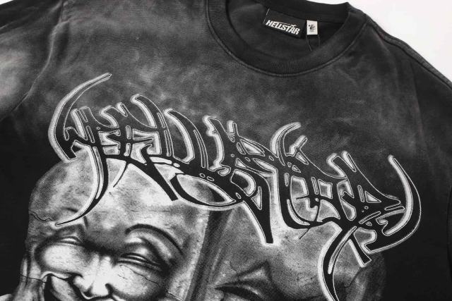 Laugh And Cry Double Face Prayer Print Washed Tee 2 colors 29043140
