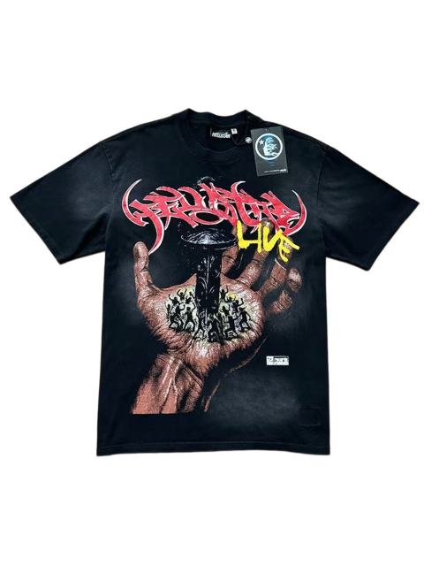 Live Hand of God Graphic Oversized T-shirt 29032888