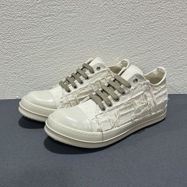 RO Ripped Patch Canvas Platform Low Top Shoes (US6-14)