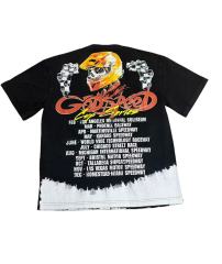 Skeleton Racing Print Washed Version Tee 2 colors 28696498