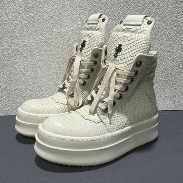 RO Snake Print Leather RO Inverted Triangle High Tops (US6-14)