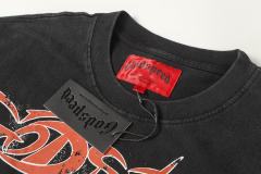 Skeleton Racing Print Washed Version Tee 2 colors 28696498