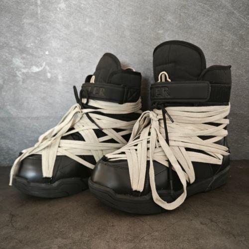 RO x MoncIer Dark Style Multi-Lace High Top Warm Platform Snow Boots (US6-14)