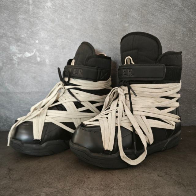 RO x MoncIer Dark Style Multi-Lace High Top Warm Platform Snow Boots (US6-14)