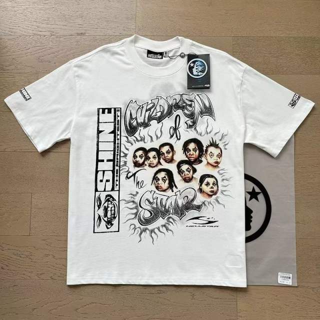 Niche Dark Grunge Hellstar  Children of the Star  Oversized T-shirt 29032787