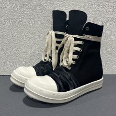 RO Pleated Canvas High Top Sneakers (US6-14)