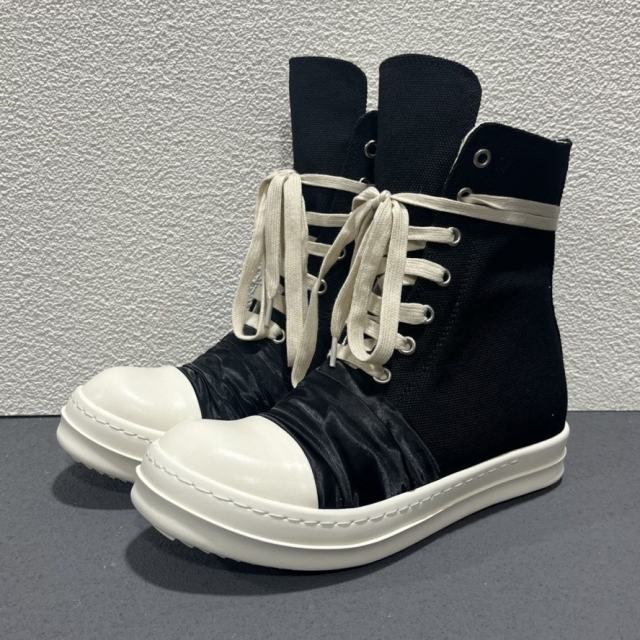 RO Pleated Canvas High Top Sneakers (US6-14)