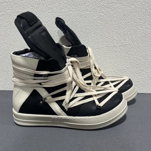 RO Ripped Patch Canvas Platform High Top Shoes (US6-14)