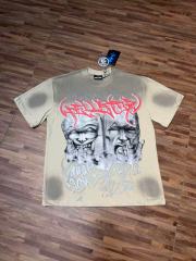 Laugh And Cry Double Face Prayer Print Washed Tee 2 colors 29043140