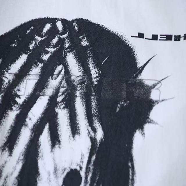 Niche Dark Style Printed Streetwear T-shirt 29032785