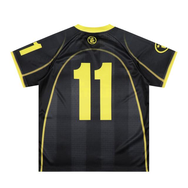 Black And Yellow No.11 Mesh Jersey Tee 29043141