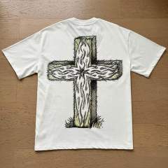 Lamb Letter Print Street Retro Oversized T-Shirt Tee 29031483