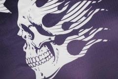 Purple And Black Skull Mesh Jersey Tee 29043145