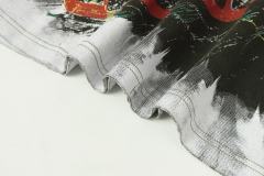Skeleton Racing Print Washed Version Tee 2 colors 28696498