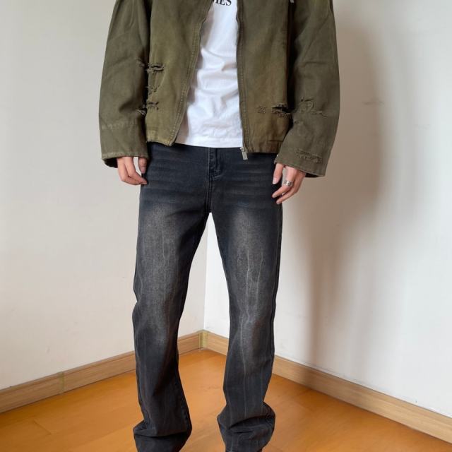 ERD Gradient Washed Flare Jeans