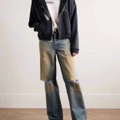 ERD Cut Straight Denim Jeans