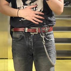 ERD Black Washed Flare Jeans Vintage Distressed Bootcut Denim
