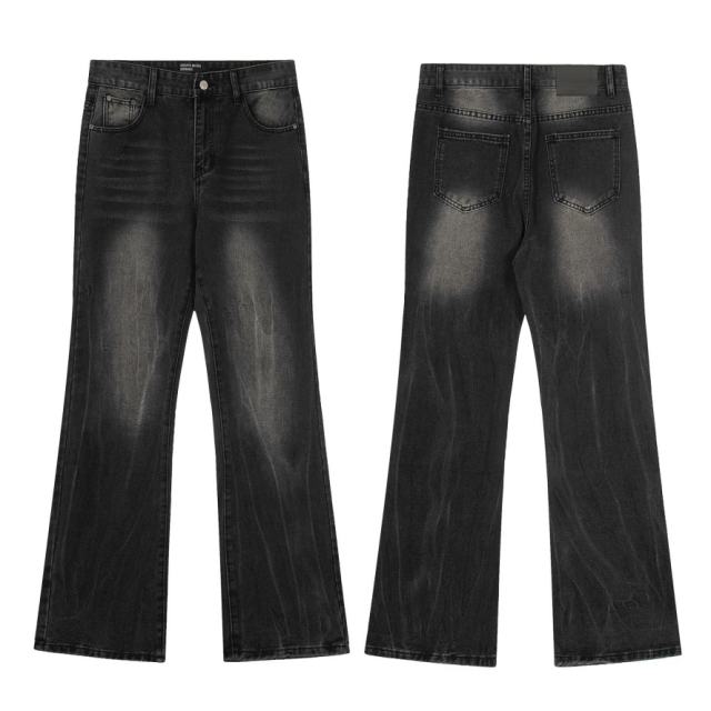 ERD Gradient Washed Flare Jeans