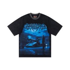 Blues Skeleton Pagani Sportscar Beige Short-sleeved T-shirt 2 colors 29051264