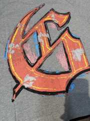 Miami sports car G logo gray short-sleeved T-shirt 29047413
