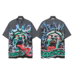 Raging Mutation: Statue of Liberty Black Vintage Short-Sleeve T-Shirt  29051374