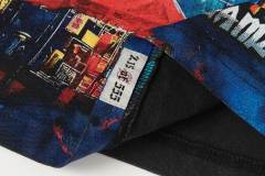 Hell Amusement Park Red-Eyed Skull Vintage Black Short-Sleeve T-Shirt  29052474