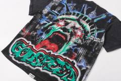 Raging Mutation: Statue of Liberty Black Vintage Short-Sleeve T-Shirt  29051374