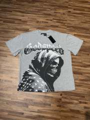 American flag hoodie, death skull, hot-fix rhinestone,  worn-out T-shirt 2 colors 29051378
