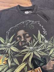 Reggae character G logo black short-sleeved T-shirt 29047424