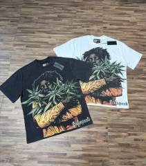 Reggae character G logo black short-sleeved T-shirt 29047424