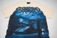 Blues Skeleton Pagani Sportscar Beige Short-sleeved T-shirt 2 colors 29051264