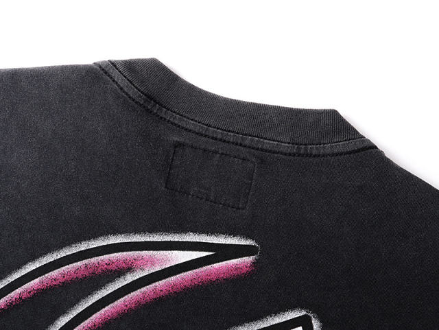 Flying saucer UFO black vintage short-sleeved T-shirt  29047327
