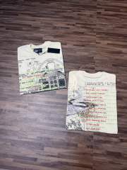 Military fighter tank beige short-sleeved T-shirt  29047434