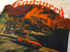 Hollywood sports car beige short-sleeved T-shirt 29047316
