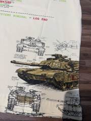 Military fighter tank beige short-sleeved T-shirt  29047434