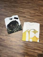 Reggae character G logo white short-sleeved T-shirt 29047421