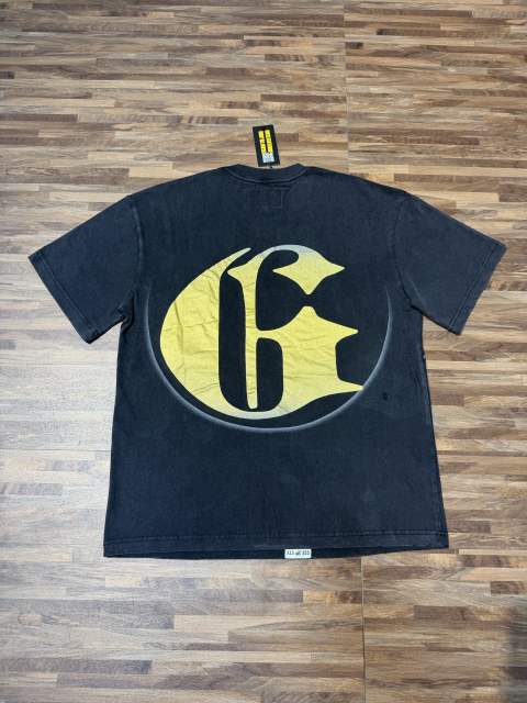 Reggae character G logo black short-sleeved T-shirt 29047424