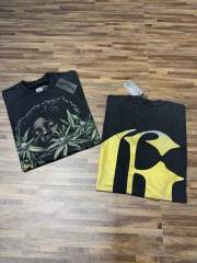 Reggae character G logo black short-sleeved T-shirt 29047424