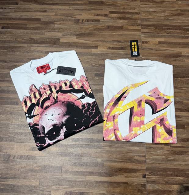 Sunset Pyramid Skeleton G  branded white short-sleeved T-shirt 29051312